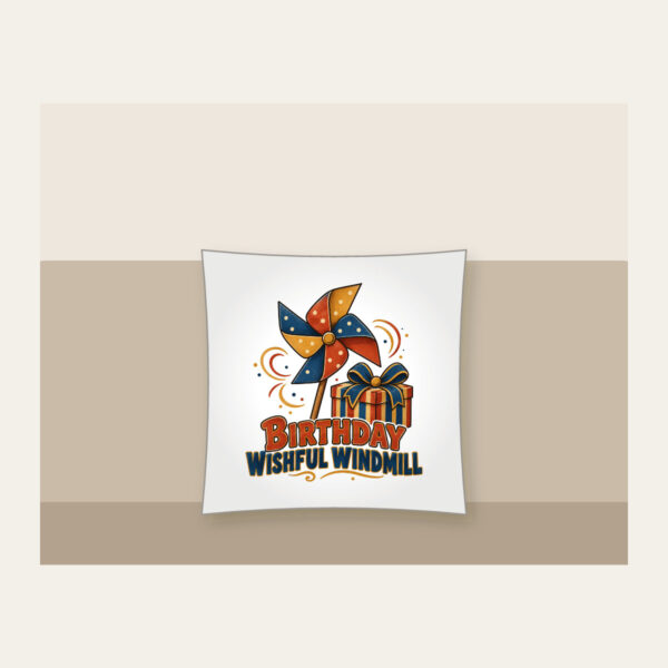 Product image Birthday Wishful Windmill Pillow