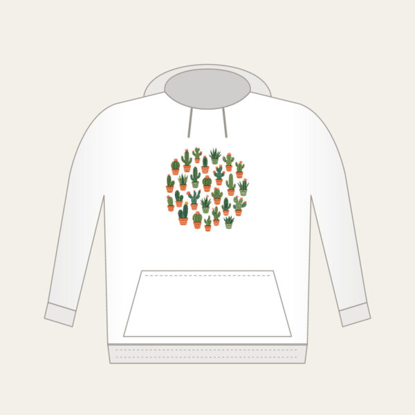 Product image Potted Cacti in Terracotta Hoodie