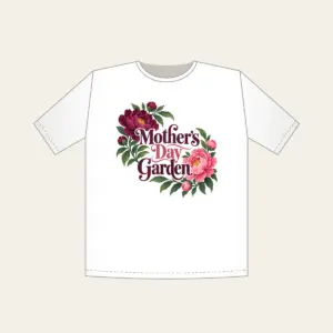 Mother's Day Garden T-Shirt in white