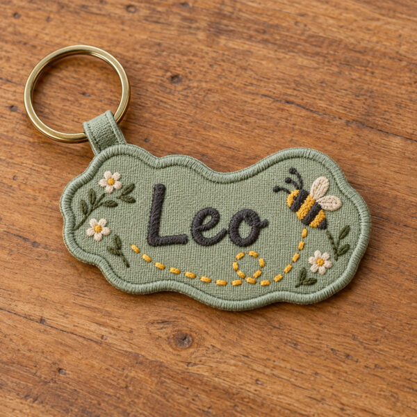 Product image Cottage Bee Embroidered Tag