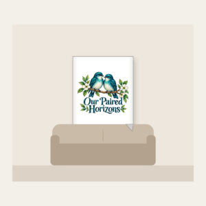 Our Paired Horizons Fleece Blanket in white
