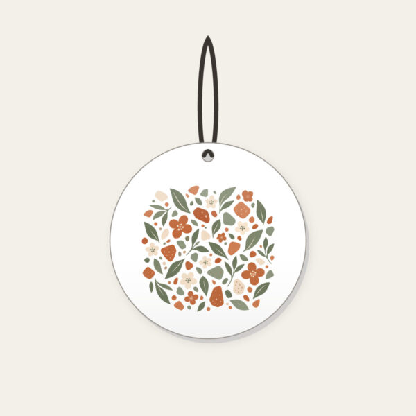 Product image Garden Terrazzo of Leaves and Blossoms Ceramic Ornament
