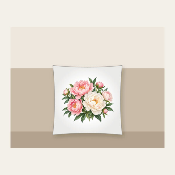Product image Blush and White Peonies Pillow