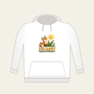 KID SUNNY DISCOVERIES Hoodie in white
