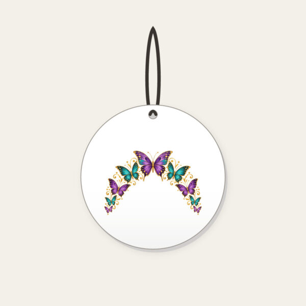 Product image Butterflies Arching Along the Edge Ceramic Ornament