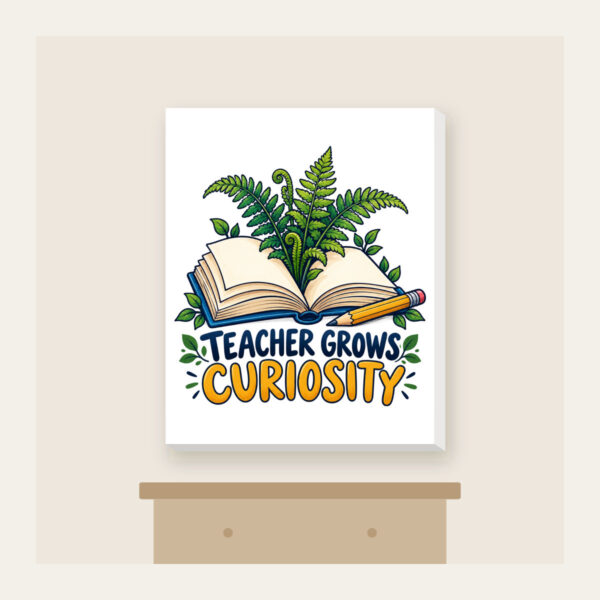Product image Teacher Grows Curiosity Canvas Print