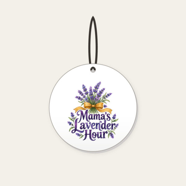 Product image Mama's Lavender Hour Ceramic Ornament