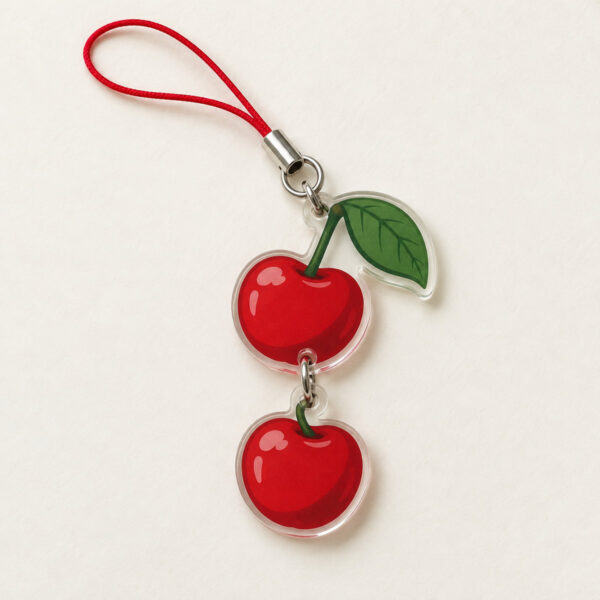 Product image Cherry Pair Connected Phone Charm