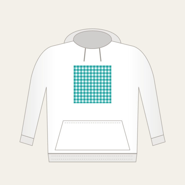 Product image Teal Gingham Check Hoodie