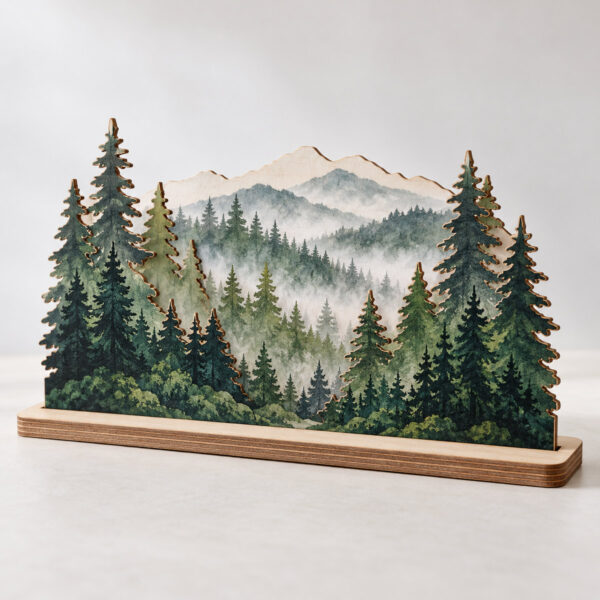 Product image Layered Pine Forest Wood Stand