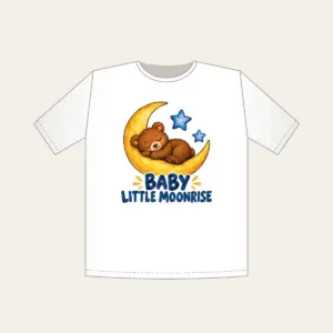 BABY LITTLE MOONRISE T-Shirt in white