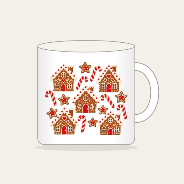 Product image Gingerbread Houses and Candy Canes Mug