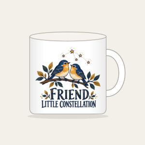 FRIEND LITTLE CONSTELLATION Mug in white