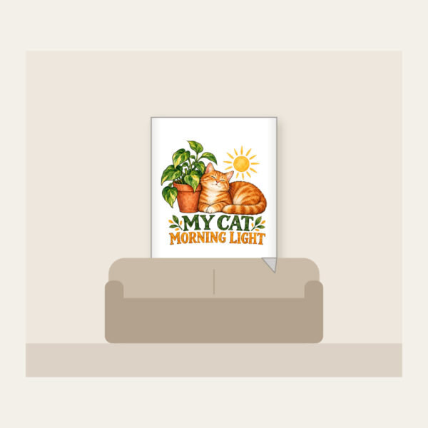 Product image My Cat Morning Light Fleece Blanket