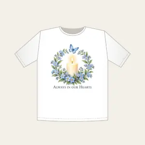 Always In Our Hearts T-Shirt in white