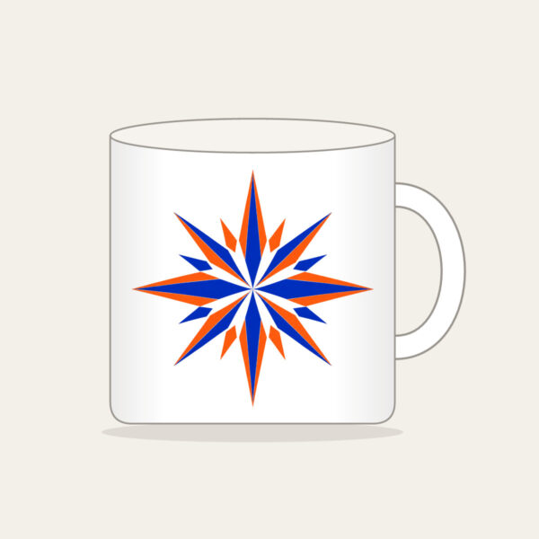 Product image Cobalt Starburst Pattern Mug