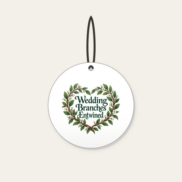 Product image Wedding Branches Entwined Ceramic Ornament