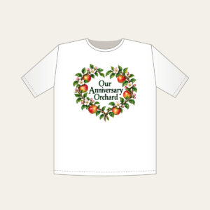 Our Anniversary Orchard T-Shirt in white