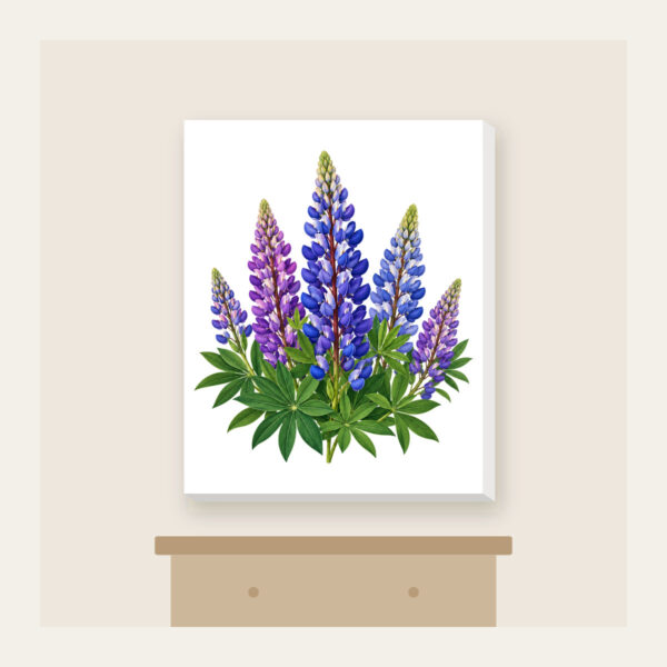 Product image Wild Lupine Meadow Spires Canvas Print
