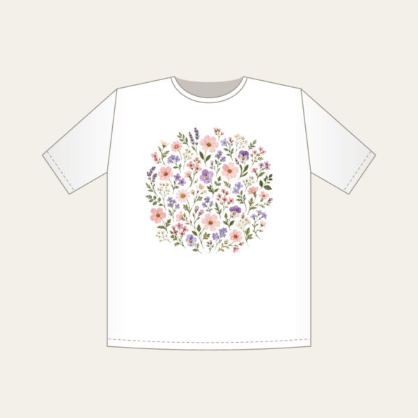 Product image Pressed Posies in Blush and Lavender T-Shirt