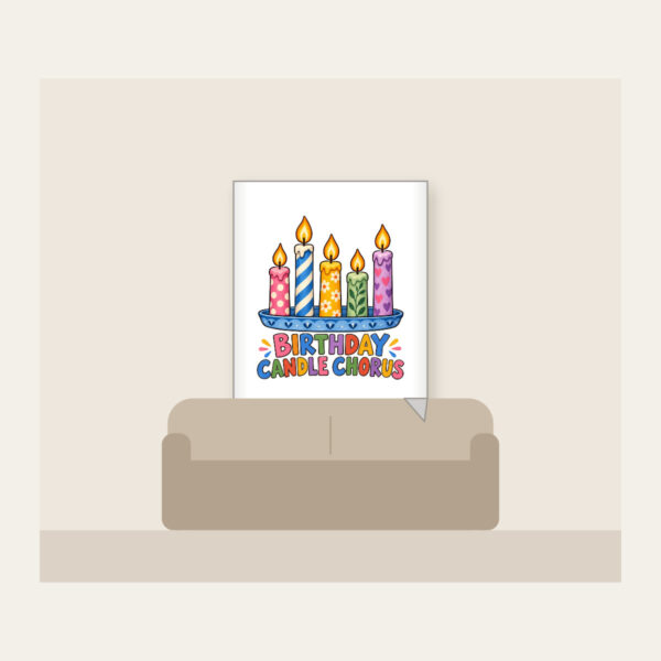 Product image Birthday Candle Chorus Fleece Blanket
