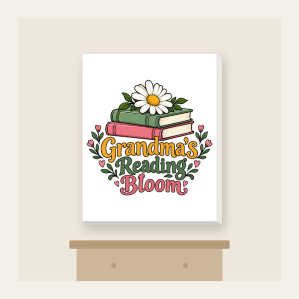 Product image Grandma's Reading Bloom Canvas Print