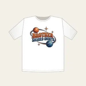 BROTHER SHARED ORBITS T-Shirt in white