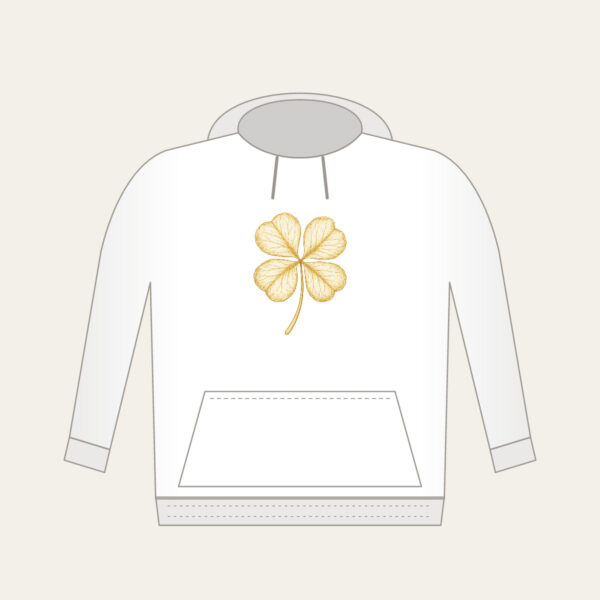 Product image Four-Leaf Clover Botanical Plate Hoodie