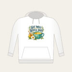 GET WELL GENTLE DAYS Hoodie in white
