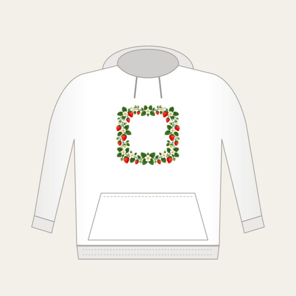 Product image Strawberry and Blossom Border Hoodie
