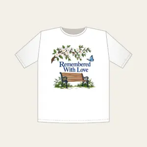 Remembered With Love T-Shirt in white