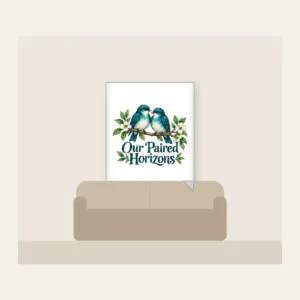 Our Paired Horizons Fleece Blanket in white