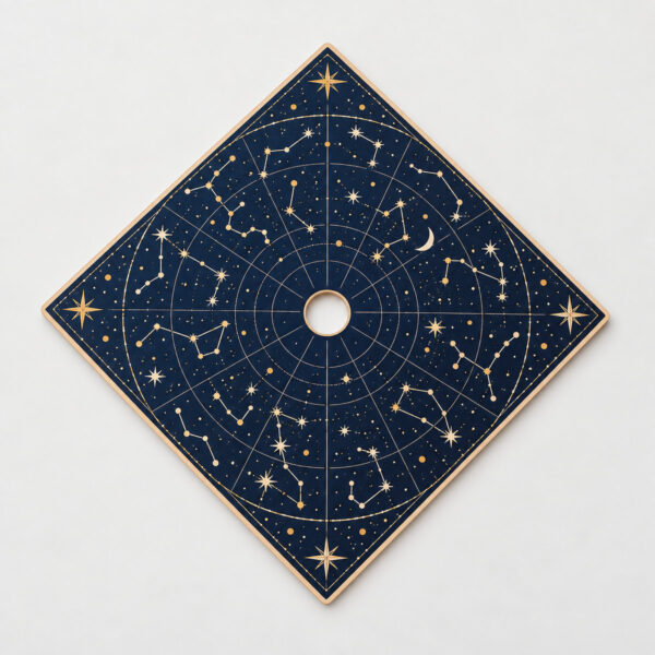 Product image Star Chart Wooden Graduation Cap Topper