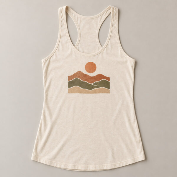 Product image Natural Sunrise Ridge Racerback Tank