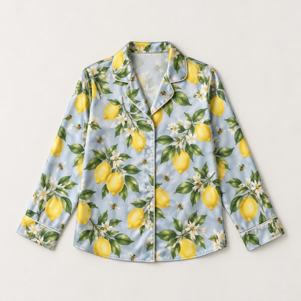 Product image Lemon Grove Satin Pajama Shirt