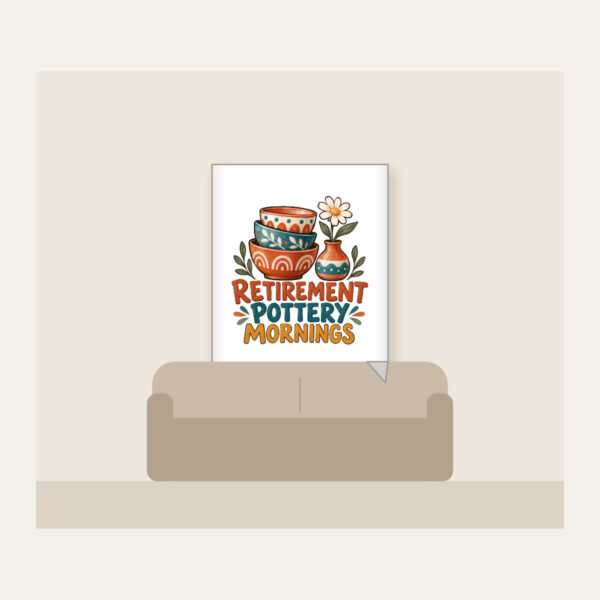 Product image Retirement Pottery Mornings Fleece Blanket