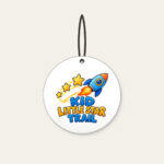KID LITTLE STAR TRAIL Ceramic Ornament in white