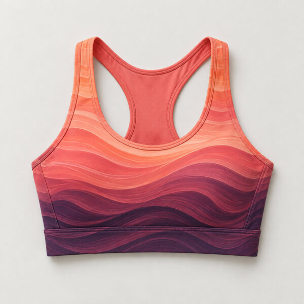 Product image Sunset Ripple Racerback Sports Bra