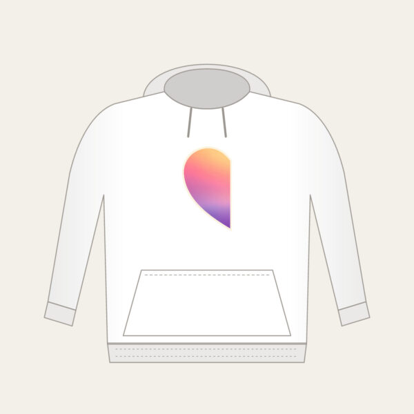 Product image Dawn Gradient Half Heart Hoodie