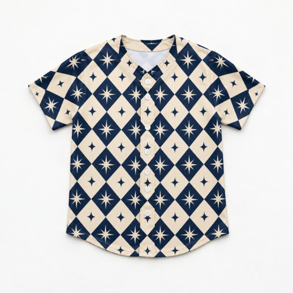 Product image Starry Diamond Kids Baseball Jersey