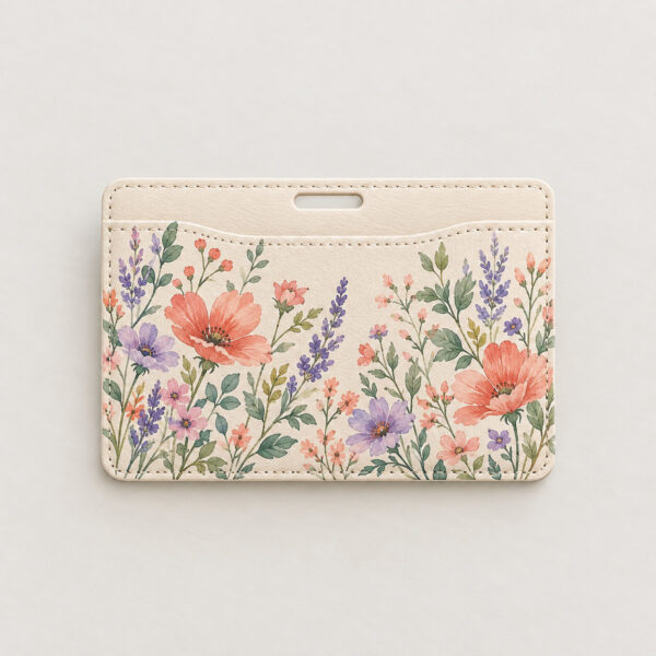 Product image Wildflower Leather Badge Holder