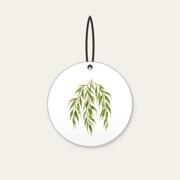 Product image Weeping Willow Branches with Dewdrops Ceramic Ornament