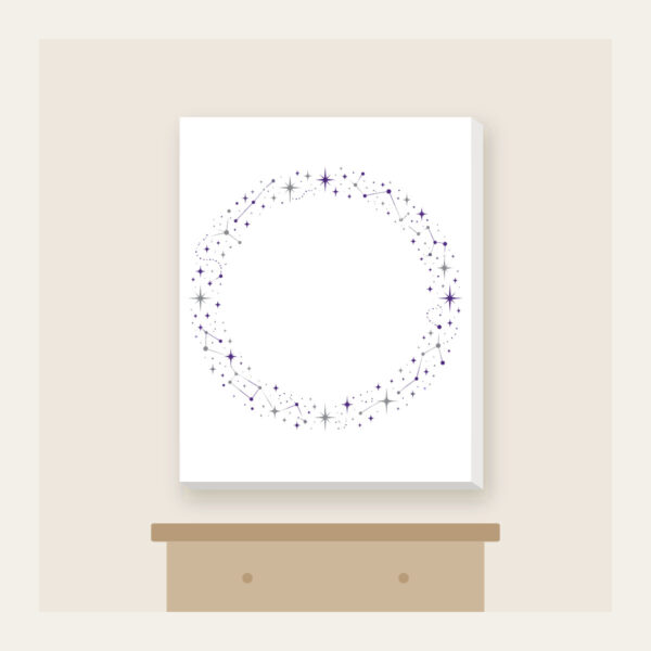 Product image Constellation Dot Border Canvas Print