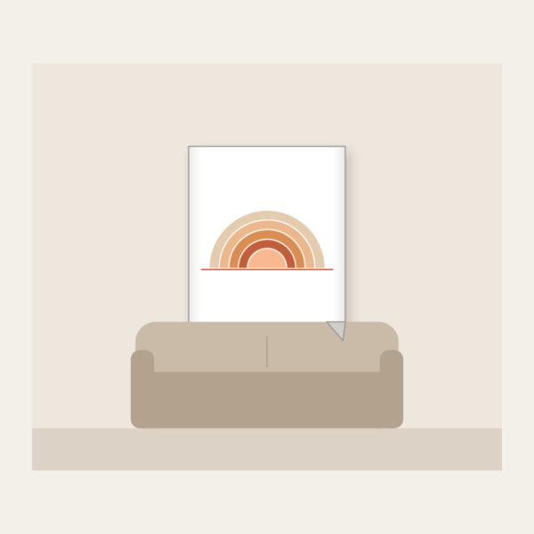 Product image Stepped Arc Sunrise Over the Horizon Fleece Blanket
