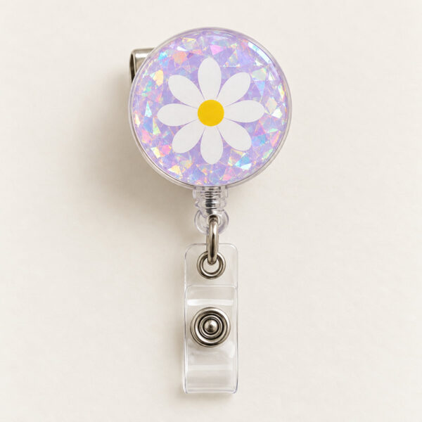 Product image Daisy Pop Hologram Badge Reel