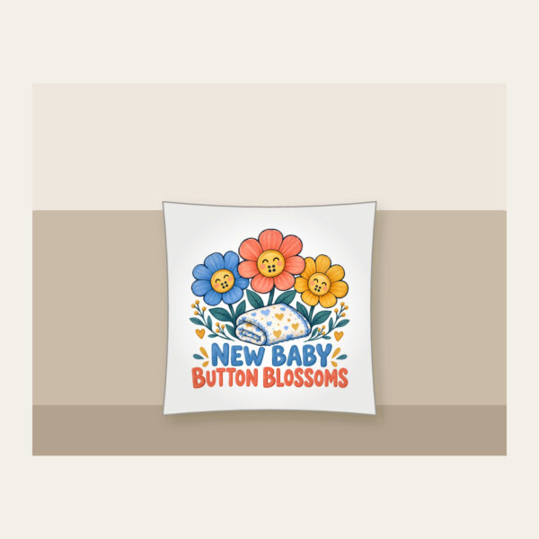 Product image New Baby Button Blossoms Pillow