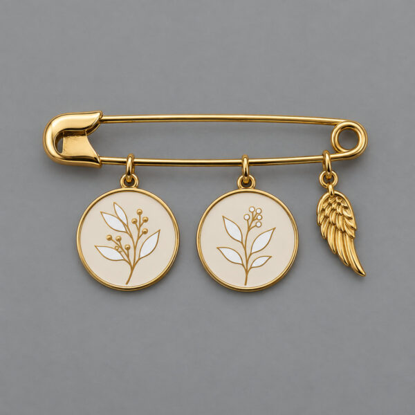 Product image Angel Wing Photo Charm Pin