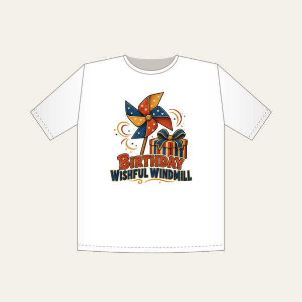 Product image Birthday Wishful Windmill T-Shirt