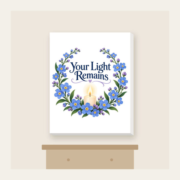 Product image Your Light Remains Canvas Print