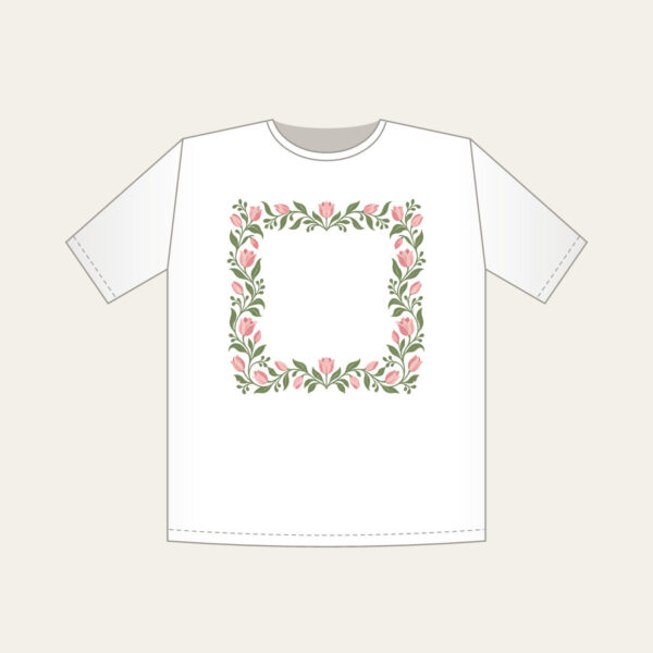 Product image Sage Vine and Tulip Border T-Shirt